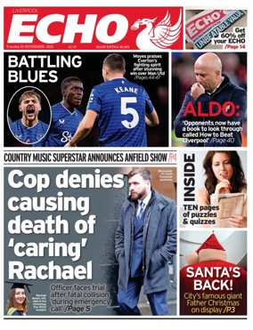 Cover of Liverpool Echo