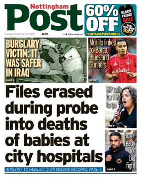 Cover of Nottingham Post