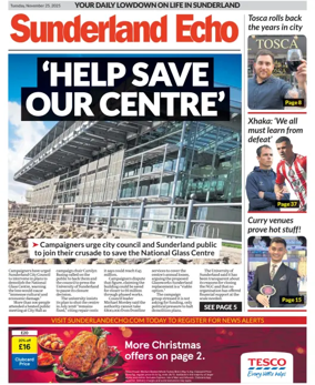 Cover of Sunderland Echo