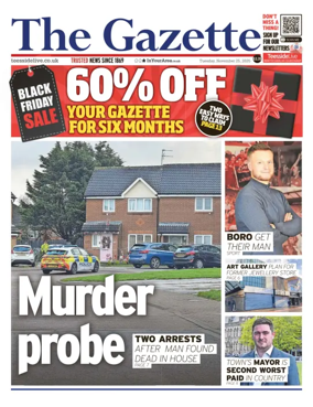 Cover of Teesside Evening Gazette