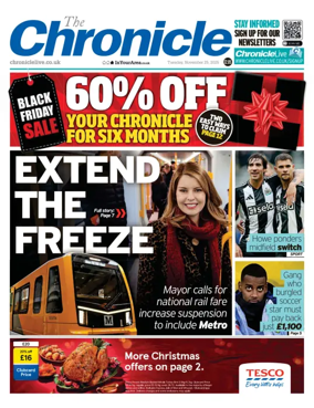 Cover of The Chronicle (South Tyneside and Durham)