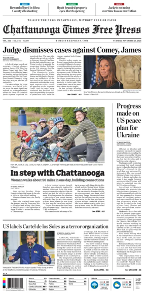 Cover of Chattanooga Times Free Press