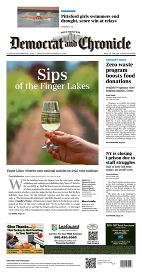 Cover of Democrat and Chronicle