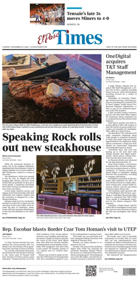 Cover of El Paso Times