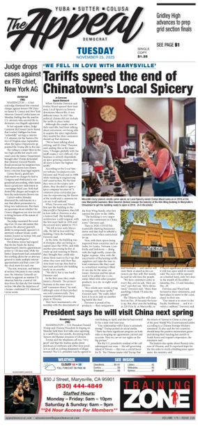 Cover of Marysville Appeal-Democrat    