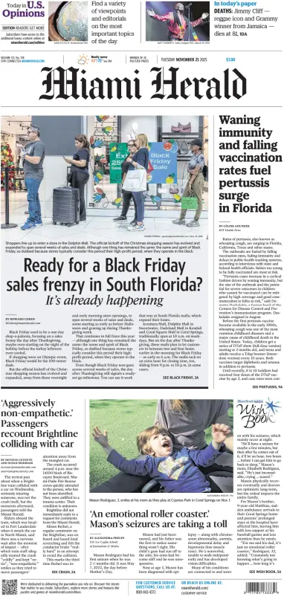 Cover of Miami Herald