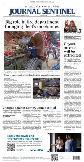 Cover of Milwaukee Journal Sentinel