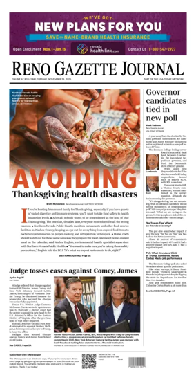 Cover of Reno Gazette Journal