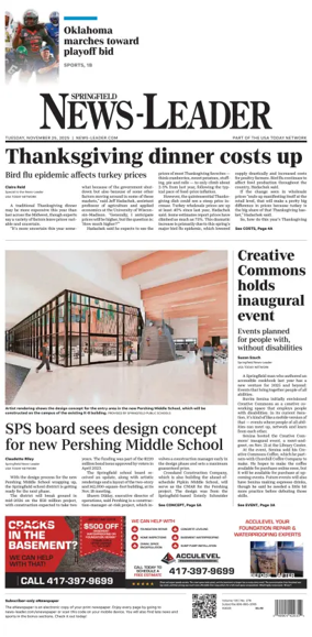 Cover of Springfield News-Leader