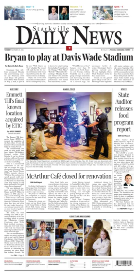 Cover of Starkville Daily News