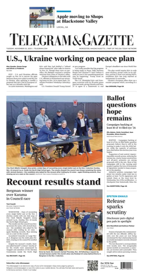 Cover of Telegram & Gazette