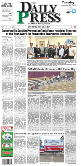 Cover of The Daily Press