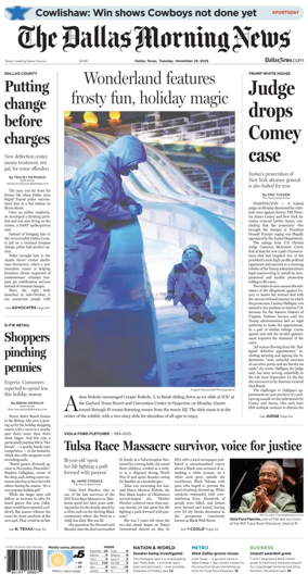 Cover of The Dallas Morning News