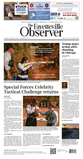 Cover of The Fayetteville Observer