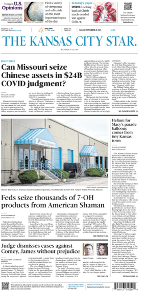 Cover of The Kansas City Star