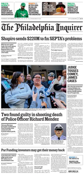 Cover of The Philadelphia Inquirer