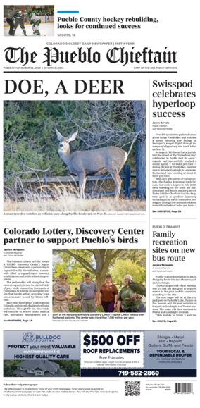 Cover of The Pueblo Chieftain