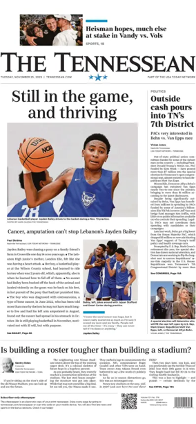 Cover of The Tennessean