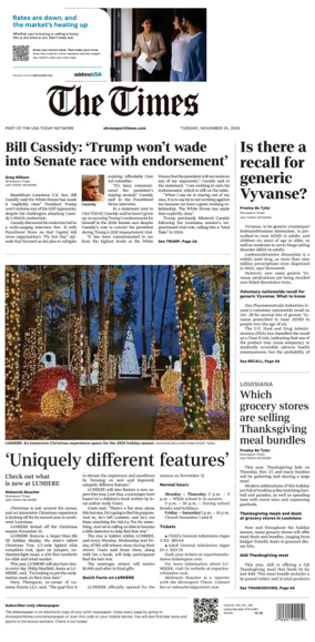 Cover of The Times (Shreveport)