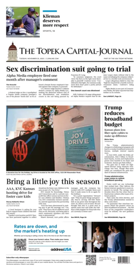 Cover of The Topeka Capital-Journal