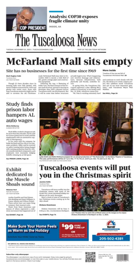 Cover of The Tuscaloosa News