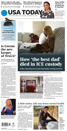 Cover of USA TODAY US Edition
