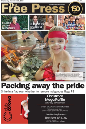 Cover of The Free Press (Corowa)