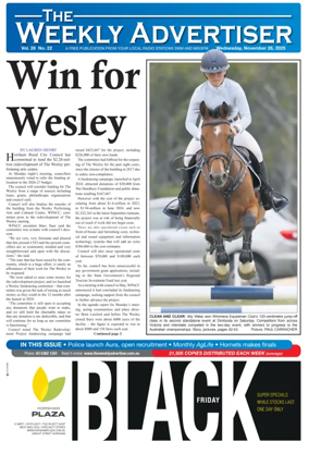 Cover of The Weekly Advertiser Horsham