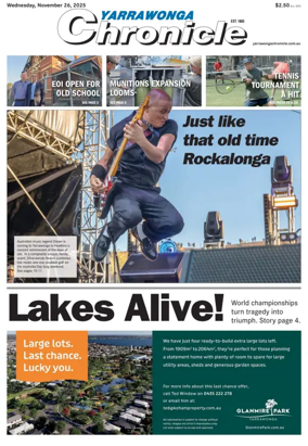 Cover of Yarrawonga Chronicle
