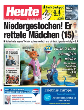 Cover of Heute - Wien Ausgabe