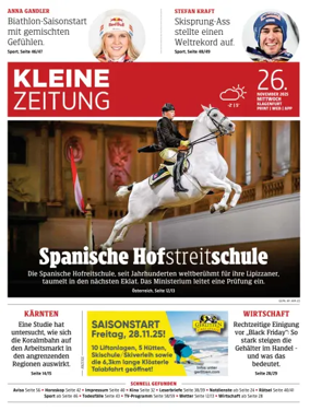 Cover of Kleine Zeitung Kaernten