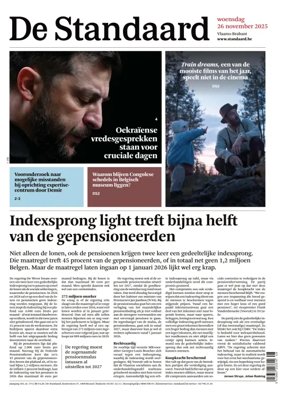 Cover of De Standaard