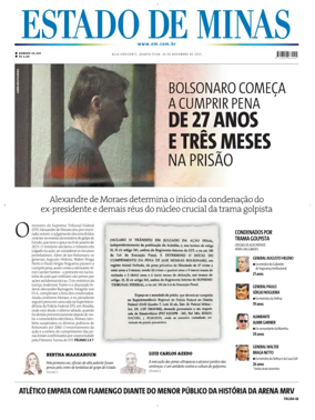 Cover of Estado de Minas (Brazil)