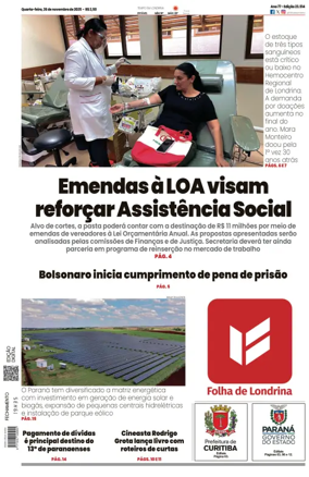 Cover of Folha de Londrina