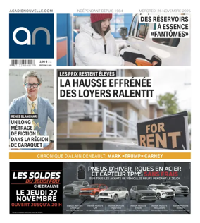 Cover of Acadie Nouvelle