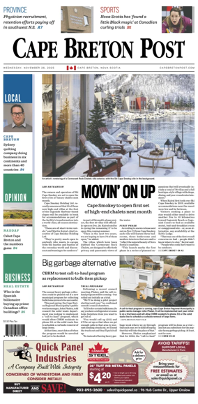 Cover of Cape Breton Post