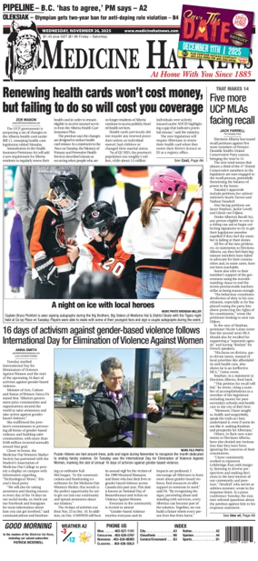 Cover of Medicine Hat News