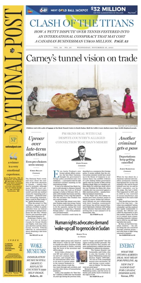 Cover of National Post - (Latest Edition)