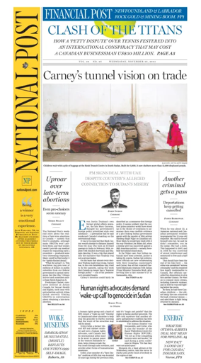 Cover of National Post - (National Edition)