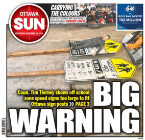 Cover of Ottawa Sun