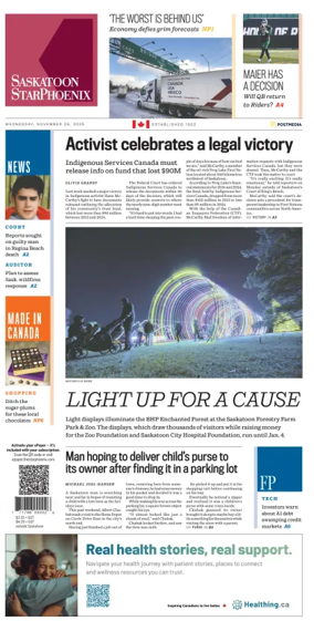 Cover of Saskatoon StarPhoenix