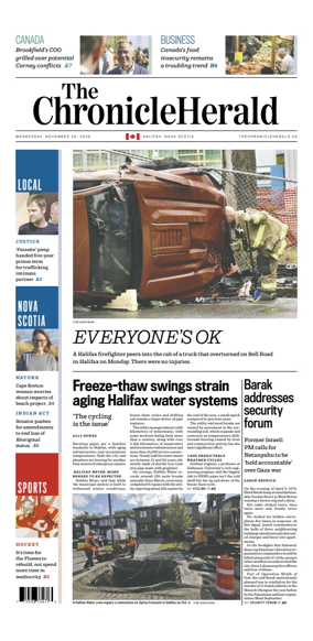 Cover of The Chronicle Herald (Provincial)