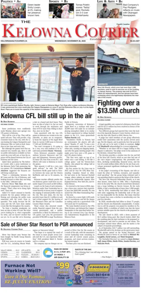 Cover of The Daily Courier