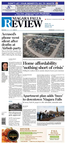 Cover of The Niagara Falls Review