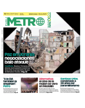 Cover of Publimetro Colombia