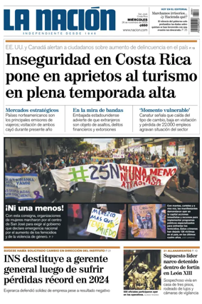 Cover of La Nacion (Costa Rica)