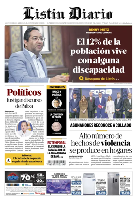 Cover of Listin Diario