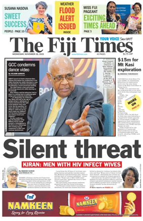 Cover of The Fiji Times