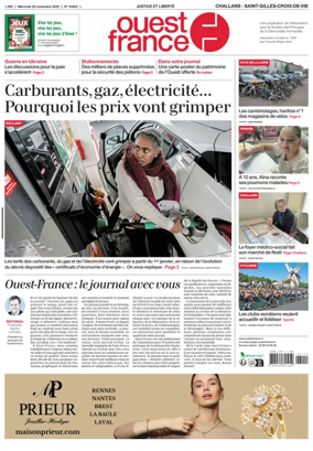 Cover of Ouest France (Challans / Saint-Gilles-Croix-de-Vie)