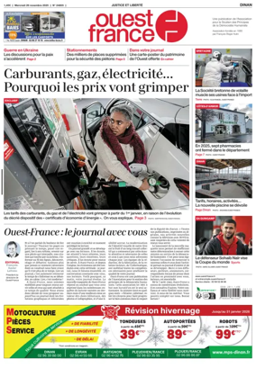 Cover of Ouest France (Dinan)